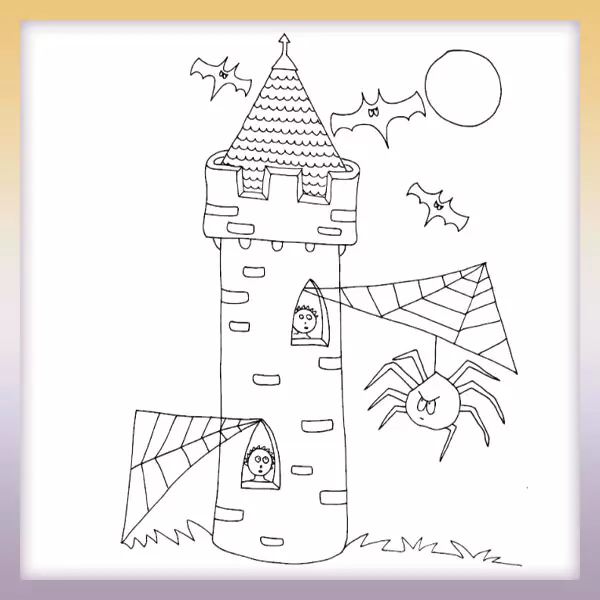 Torre encantada - Dibujos para colorear