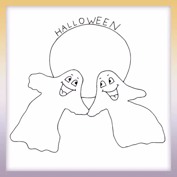Fantasmas - Dibujos para colorear