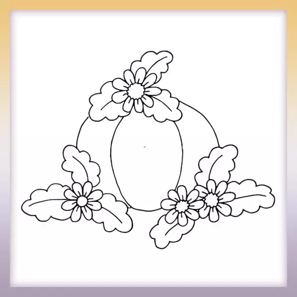 Calabaza - Dibujos para colorear