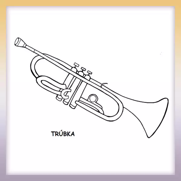 Trompeta - Dibujos para colorear