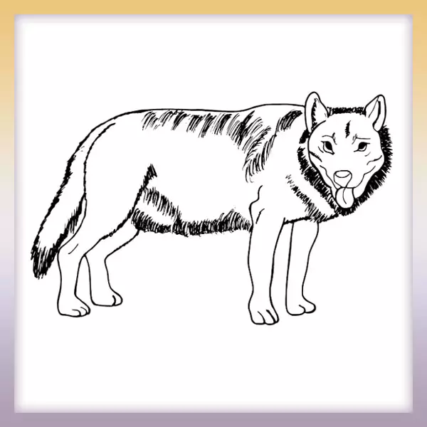 Lobo - Dibujos para colorear